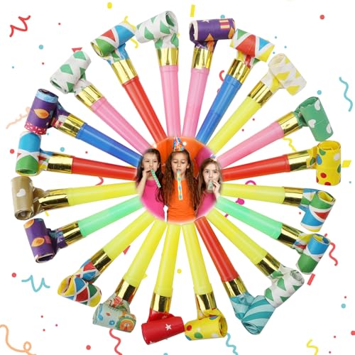 20 Stück Tröte,Tröten Kindergeburtstag,Partytröten,Tröten für Kinderspielzeug,Tröte Kinder für Partys,Funny tröten Geburtstag Graduation Mehrfarbig Plastik Whistles Papiertrompete,Festliche Anlässe 20 Stück Tröte,Tröten Kindergeburtstag,Partytröten,Tröten für Kinderspielzeug,Tröte Kinder für Partys,Funny tröten Geburtstag Graduation Mehrfarbig Plastik Whistles Papiertrompete,Festliche Anlässe von DAWRIS