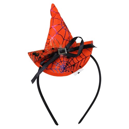 DAYLIGHE Halloween Stirnbandfestival Hexenkappe Kopfstück Cosplay Kostüm Gruselig Haarband Für Erwachsene Kids Festival Party Head Wear DAYLIGHE Halloween Stirnbandfestival Hexenkappe Kopfstück Cosplay Kostüm Gruselig Haarband Für Erwachsene Kids Festival Party Head Wear von DAYLIGHE