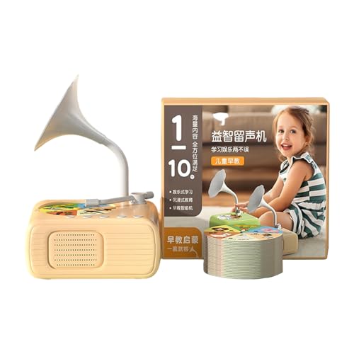DAYLIGHE Kinder Phonographen Spielzeug Early Educational Toy Mit 96 Interaktiven Karten Story Maschine Schlafspielzeug Kleinkind Musikgeschenk DAYLIGHE Kinder Phonographen Spielzeug Early Educational Toy Mit 96 Interaktiven Karten Story Maschine Schlafspielzeug Kleinkind Musikgeschenk von DAYLIGHE