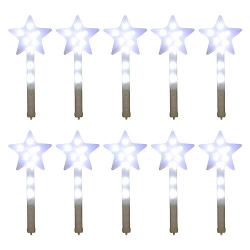 DAYLIGHE Leuchte Magische Zauberstäbe Leuchtende Stöcke LED Blitzstab Set Von 10 Farbenfrohen Star Fairy Zauberstab Kindergeburtstagsfeier Supply DAYLIGHE Leuchte Magische Zauberstäbe Leuchtende Stöcke LED Blitzstab Set Von 10 Farbenfrohen Star Fairy Zauberstab Kindergeburtstagsfeier Supply von DAYLIGHE