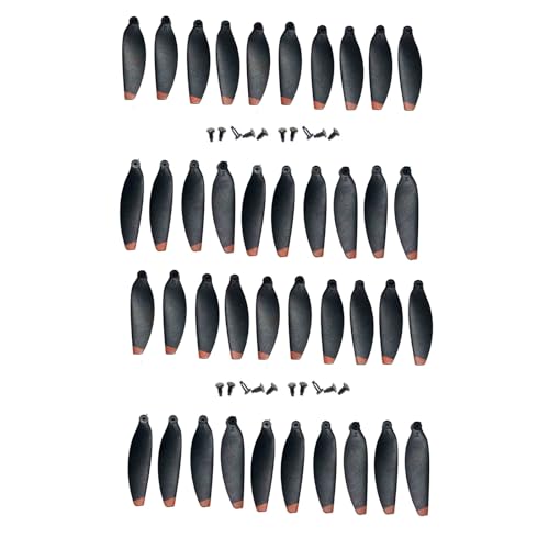 DAYUDDRICAR 20/40PCS for K918 PRO RC Drohne Propellers Blades Maple Leaf Spare Parts for RG101 PRO Max Drone RC Quadcopter Accessories (Color : 40pcs Blades) von DAYUDDRICAR