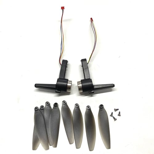DAYUDDRICAR Drohne Arm Kit, for LSRC S2S Max RC Drohne Arm A/B Brushless Engines Propellers Replacement Parts for LSRC S2S RC Drone Quadcopter Upgrade Accessories (Color : Rear A B Arm 8blades) von DAYUDDRICAR