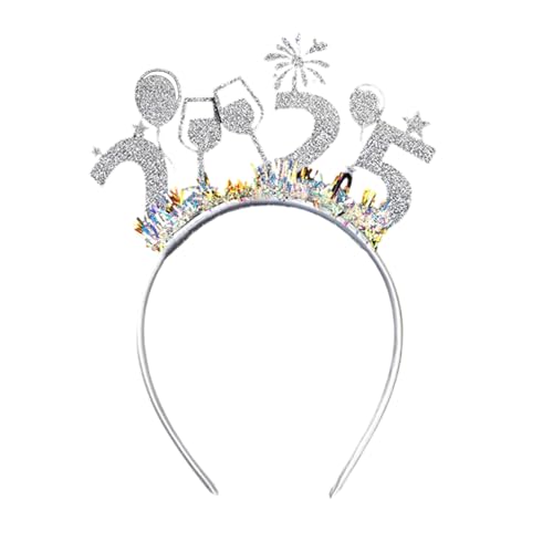 DAYnagh Lametta-Stirnband, Party-Kostüm, Glitzer, 2025, Party, Karaoke, Foto-Requisiten, Party, Blingbling Haarreifen, Nachtclub DAYnagh Lametta-Stirnband, Party-Kostüm, Glitzer, 2025, Party, Karaoke, Foto-Requisiten, Party, Blingbling Haarreifen, Nachtclub von DAYnagh