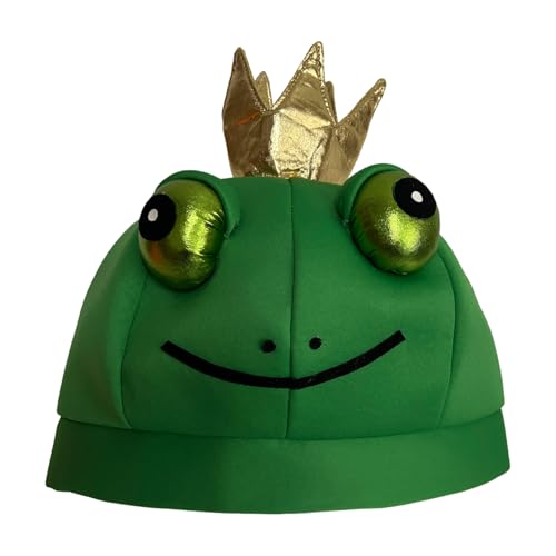 DAYnagh Tier-Party-Kopfbedeckung, Froschkönigskrone, Hut für Kinder, Erwachsene, Kostüm, Event, Weihnachten, Halloween, Feier, Versammlung, Tierkönigshut DAYnagh Tier-Party-Kopfbedeckung, Froschkönigskrone, Hut für Kinder, Erwachsene, Kostüm, Event, Weihnachten, Halloween, Feier, Versammlung, Tierkönigshut von DAYnagh