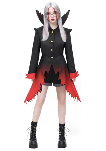 DAZCOS Anime Takakura Ken Cosplay-Kostüm, Uniformen, komplettes Set, Jacke, Mantel, Hose mit Brille für Damen, Halloween, Schwarz, S DAZCOS Anime Takakura Ken Cosplay-Kostüm, Uniformen, komplettes Set, Jacke, Mantel, Hose mit Brille für Damen, Halloween, Schwarz, S von DAZCOS