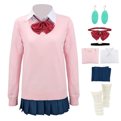 DAZCOS Ayase Cosplay-Kostüm für Erwachsene und Damen, US-Größe, Anime-Outfit, japanische JK-Uniform, Anzugkleid für Party, Weiss/opulenter Garten, M DAZCOS Ayase Cosplay-Kostüm für Erwachsene und Damen, US-Größe, Anime-Outfit, japanische JK-Uniform, Anzugkleid für Party, Weiss/opulenter Garten, M von DAZCOS