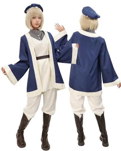 DAZCOS Falin Touden Cosplay Halloween Outfit Kleid für Erwachsene Frauen (weiß, L) von DAZCOS