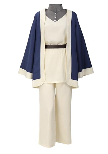 DAZCOS Falin Touden Cosplay Halloween Outfit Kleid für erwachsene Frauen (weiß, klein) von DAZCOS