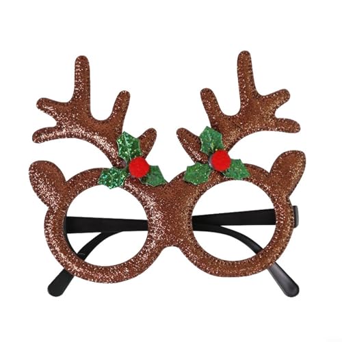DAZZLEEX Funkelnde Weihnachtsbrille für lustige Urlaubspartys und festliche Fotos (4#) von DAZZLEEX