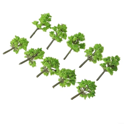 Diorama Delight Ein komplettes Set von zehn wunderschön gearbeiteten 4 cm hohen Kunststoff-Baummodellen Diorama Delight Ein komplettes Set von zehn wunderschön gearbeiteten 4 cm hohen Kunststoff-Baummodellen von DAZZLEEX