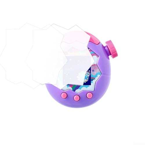 Für Tamagotchi Paradise Clear Film Displayschutzfolie mit vollständiger Abdeckung, flexibles Material Shield (weiße weiche Folie) von DAZZLEEX