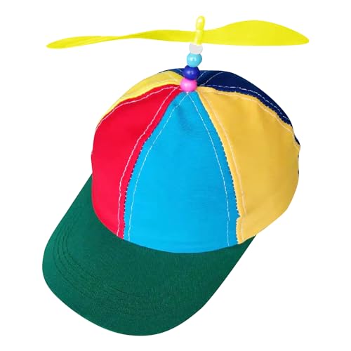 DAZZLUXE 1 Stück Schraubverschluss, Bunter Schraubverschluss, Helikopter-Mütze, Kinder-Baseballmütze, Helikopter-Schirmmütze, Geeignet Für Reisen Und Spiele Im Freien DAZZLUXE 1 Stück Schraubverschluss, Bunter Schraubverschluss, Helikopter-Mütze, Kinder-Baseballmütze, Helikopter-Schirmmütze, Geeignet Für Reisen Und Spiele Im Freien von DAZZLUXE