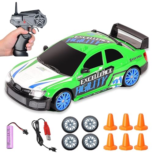 DAZZTIME Ferngesteuertes Auto,1:24 RC Drift Car,mit Arbeitsscheinwerfern,30km/h,2,4 GHz Ferngesteuerte Autos Spielzeug,RC Car,Geschenke für ab 4,5,6,7,8 + Jahre Kinder und Erwachsene DAZZTIME Ferngesteuertes Auto,1:24 RC Drift Car,mit Arbeitsscheinwerfern,30km/h,2,4 GHz Ferngesteuerte Autos Spielzeug,RC Car,Geschenke für ab 4,5,6,7,8 + Jahre Kinder und Erwachsene von DAZZTIME