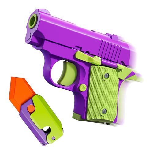 Fidget Toy Pistole,Schaumstoff Pistole,Fidget-Spielzeug,Gravity Gun Toy,Mini Pistole Fidget Toy,Für Kinder Und Erwachsene,für Lernspielzeug, Pistolenmodell für 12+ Kindergeschenke von DAZZTIME