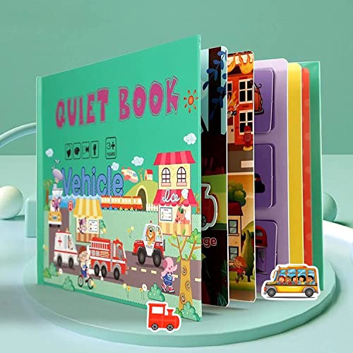 Montessori Quiet Book, Montessori Spielzeug,Interactive Busy Book,Ruhiges Buch Montessori for Toddlers,Educational Toy Book von DAZZTIME