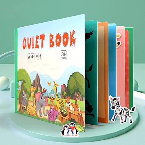 Montessori Quiet Book,Quiet Book Montessori Spielzeug,Interactive Busy Book,Ruhiges Buch Montessori for Toddlers,Educational Toy Book von DAZZTIME