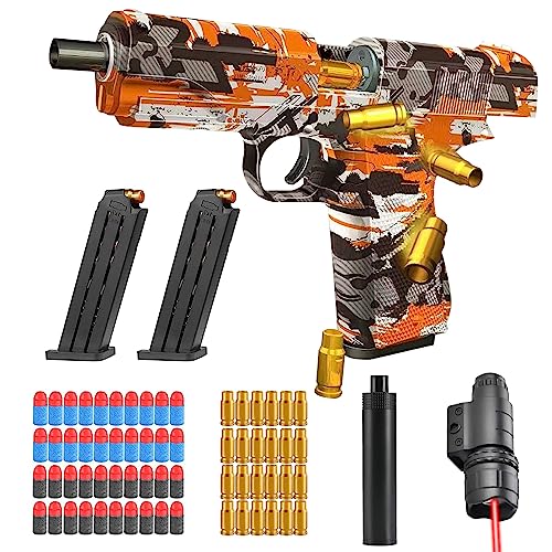 Spielzeug Pistole,Schaumstoff-Blaster,Kinder Pistole,Soft Foam Bullet Blaster Toy,Schaumstoff-Blaster Toy Gun,12+ Kindergeschenke von DAZZTIME