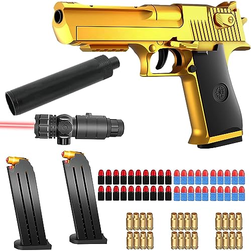 Spielzeug Pistole,Schaumstoff-Blaster,Kinder Pistole,Soft Foam Bullet Blaster Toy,Schaumstoff-Blaster Toy Gun, für 12+ Kindergeschenke von DAZZTIME