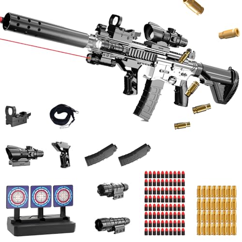 Spielzeug Pistole Kinder,Soft Bullet Gun,Spielzeugpistole,Schaumstoff-Blaster Toy Gun,Schaumstoff Pistole,Toy Foam Blasters Shell Ejecting,Toy Guns für Kinder ab 14 Jahren von DAZZTIME