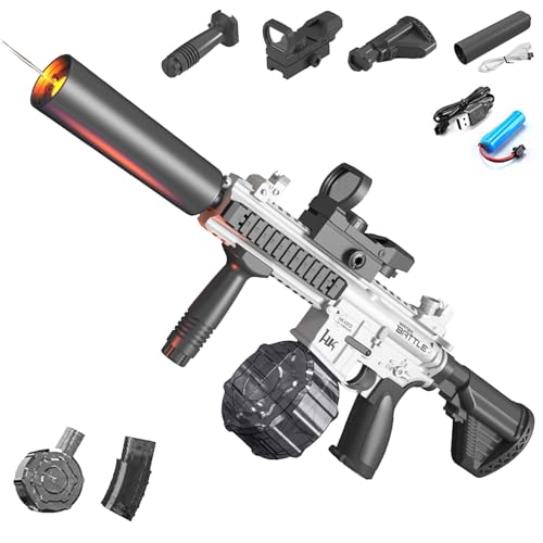 Wasserpistole Elektrisch,Elektrische Wasserpistole für Erwachsene und Kinder,Water Gun Spielzeug für Kinder,Electric Water Gun,Große Kapazität,Strandparty Spielzeug,für Pool von DAZZTIME
