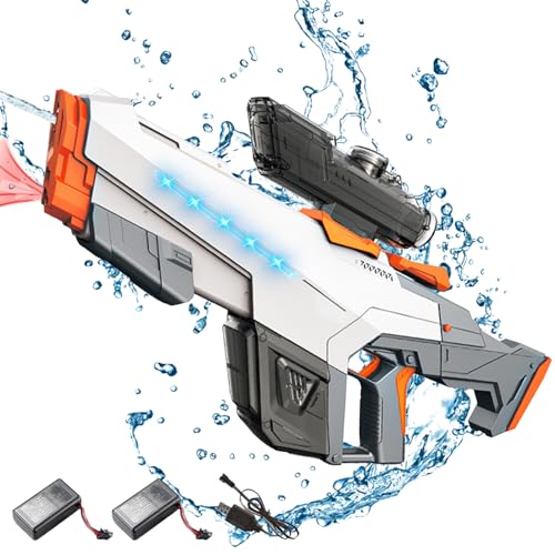 Wasserpistole Elektrisch,Elektrische Wasserpistole mit Automatischer Wasseraufnahme,1000CC Große Kapazität Wasserpistole,Großer Reichweite,für Erwachsene und Kinder,Sommer,Strandparty. Wasserpistole Elektrisch,Elektrische Wasserpistole mit Automatischer Wasseraufnahme,1000CC Große Kapazität Wasserpistole,Großer Reichweite,für Erwachsene und Kinder,Sommer,Strandparty. von DAZZTIME