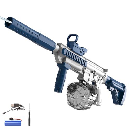 Wasserpistole Elektrisch,Elektrische Wasserpistole für Erwachsene und Kinder,Water Gun Spielzeug für Kinder,Electric Water Gun,Große Kapazität,Strandparty Spielzeug,für Pool von DAZZTIME