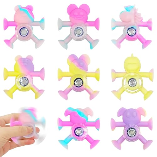 DBAILY 9 Stück Fidget Spinner, Spinner für Kinder Erwachsene, Anti Stress Spielzeug für Kinder Erwachsene, Fidget Toys, Coole Sachen für Jungs, Mitgebsel Kindergeburtstag von DBAILY