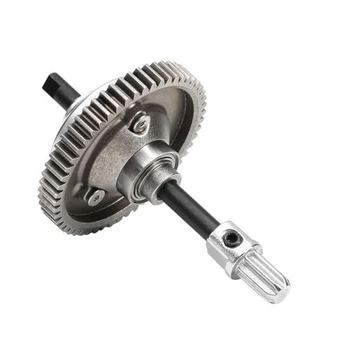 DBEIXIWEI Aluminium-RC-Auto, komplettes Mitteldifferential mit 54 Zähnen, 32 Teilung, Stirnradgetriebe, passend für Rustler 4 x 4 VXL / 4 x 4 Motorsysteme DBEIXIWEI Aluminium-RC-Auto, komplettes Mitteldifferential mit 54 Zähnen, 32 Teilung, Stirnradgetriebe, passend für Rustler 4 x 4 VXL / 4 x 4 Motorsysteme von DBEIXIWEI