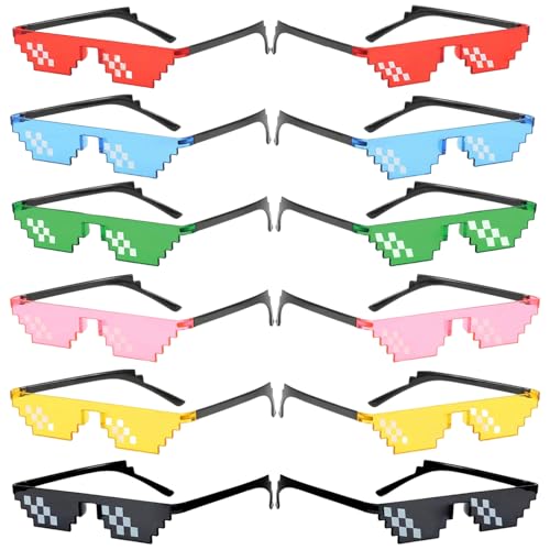DBTW Party Brille, 12 Stück Magische Farben Party Brille, Hippie Brille, für Stranddekorationen Partyzubehör DBTW Party Brille, 12 Stück Magische Farben Party Brille, Hippie Brille, für Stranddekorationen Partyzubehör von DBTW