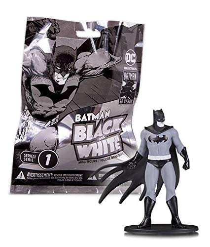 DC Comics - Batman Black & White - Blind Bag Mini Figuren S1 - Display 18 Stück von DC Collectibles