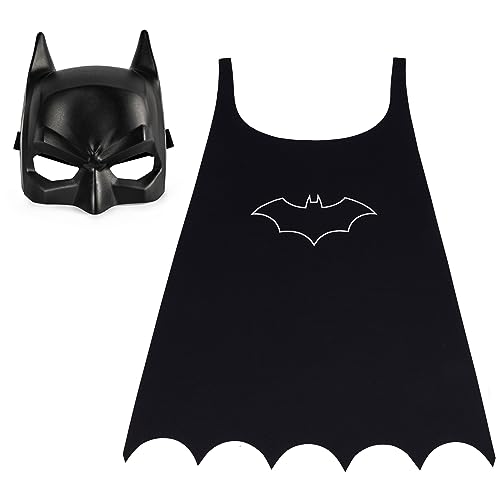 BATMAN DC Serien, Umhang und Masken-Set, Superhelden-Kostüm-Accessoires, Kinder Rollenspiel für Jungen und Mädchen im Alter von 3+ von DC Comics