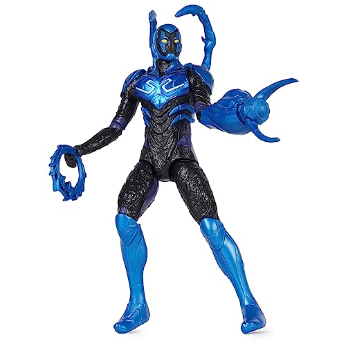 DC Comics, Battle-Mode Blue Beetle Actionfigur, 30,5 cm, Lichter und Geräusche, einfach zu posieren, Film-Superhelden-Kinderspielzeug für Jungen und Mädchen, ab 4 Jahren DC Comics, Battle-Mode Blue Beetle Actionfigur, 30,5 cm, Lichter und Geräusche, einfach zu posieren, Film-Superhelden-Kinderspielzeug für Jungen und Mädchen, ab 4 Jahren von DC Comics