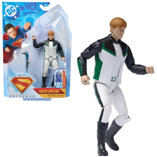 DC Comics, Superman, grüne Laterne, 15,2 cm große Actionfigur, authentisches Superman-Film-Styling, Superhelden-Kinderspielzeug für Jungen und Mädchen ab 4 Jahren DC Comics, Superman, grüne Laterne, 15,2 cm große Actionfigur, authentisches Superman-Film-Styling, Superhelden-Kinderspielzeug für Jungen und Mädchen ab 4 Jahren von DC Comics