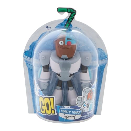 DC Comics Teen Titans Go! Twisty Titans, Cyborg, flexible Actionfigur, Kinderspielzeug für Jungen und Mädchen ab 4 Jahren DC Comics Teen Titans Go! Twisty Titans, Cyborg, flexible Actionfigur, Kinderspielzeug für Jungen und Mädchen ab 4 Jahren von DC Comics