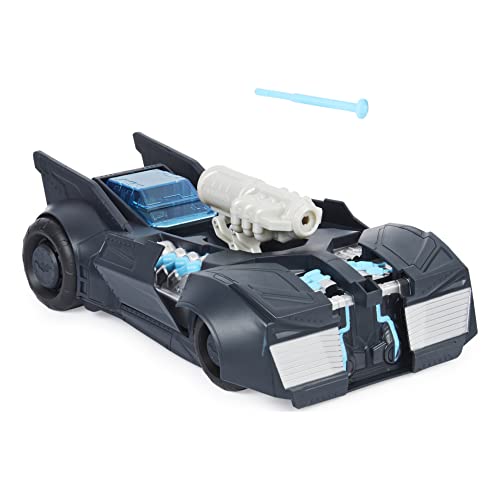 DC Comics 6062755 4inTransformingBatmobile Batman BAT VHC 4 inTransforming Batmobile GML, Black von Spin Master