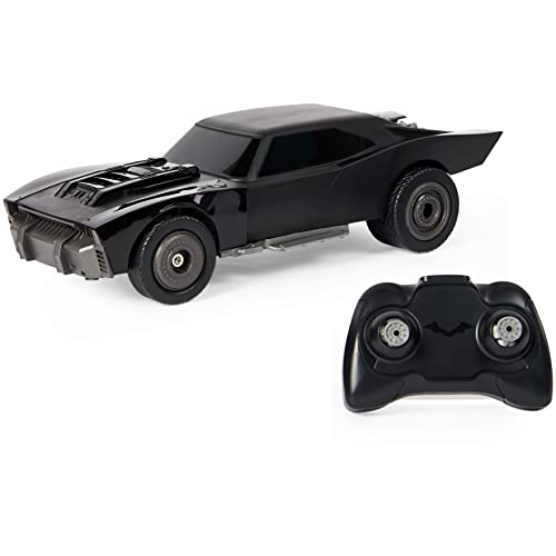 DC Comics 6060469, The Batmobile ferngesteuertes Auto mit offiziellem Batman-Film-Styling, Kinderspielzeug für Jungen und Mädchen ab 4 Jahren, Mehrfarbig von DC Comics