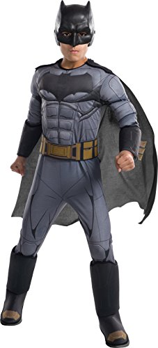 Rubies Jungen Justice League Deluxe Batman Kostüm groß für Mottoparty und Halloween von Rubies