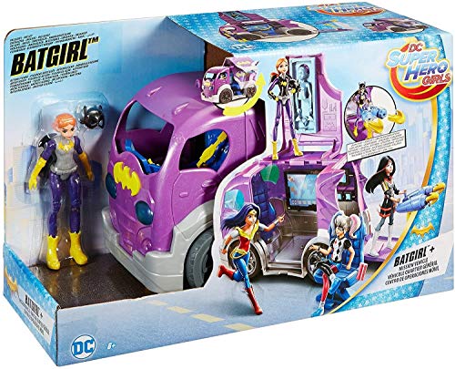 DC Super Hero Girls DVG94 Batgirl mit Hauptquartier-Fahrzeug von DC Superhero Girls