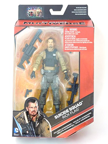 Suicide Squad Rick Flag Figur mit Bewaffnung Figurengröße ca 15 cm von DC Universe