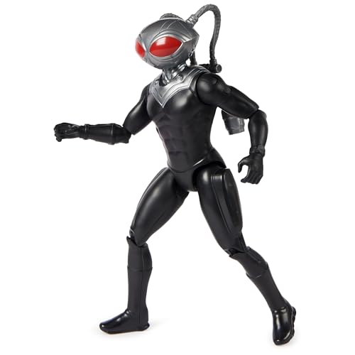 DC Comics, Black Manta -Actionfigur, voll bewegliche Figur, 30cm groß, filmgetreue Details, für spannendes Rollenspiel, Spielzeug für Kinder ab 3 Jahren von DC