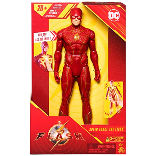 DC Comics, Speed Force The Flash 30,5 cm Actionfigur, Lichter und 20+ Sounds, The Flash Movie Collectible, Kinderspielzeug für Jungen und Mädchen ab 4 Jahren DC Comics, Speed Force The Flash 30,5 cm Actionfigur, Lichter und 20+ Sounds, The Flash Movie Collectible, Kinderspielzeug für Jungen und Mädchen ab 4 Jahren von DC