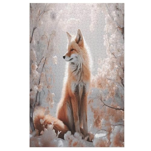 1000 Teile Puzzle Für Erwachsene, Fuchs -Puzzles, Kinder HolzPuzzle, Kreatives Puzzle, Geschenk Für Freunde Und Familie 78×53cm 1000 Teile Puzzle Für Erwachsene, Fuchs -Puzzles, Kinder HolzPuzzle, Kreatives Puzzle, Geschenk Für Freunde Und Familie 78×53cm von DCCCY