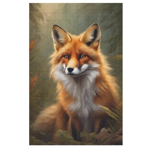 1000 Teile Puzzle Für Erwachsene, Fuchs -Puzzles, Kinder HolzPuzzle, Kreatives Puzzle, Geschenk Für Freunde Und Familie 78×53cm 1000 Teile Puzzle Für Erwachsene, Fuchs -Puzzles, Kinder HolzPuzzle, Kreatives Puzzle, Geschenk Für Freunde Und Familie 78×53cm von DCCCY