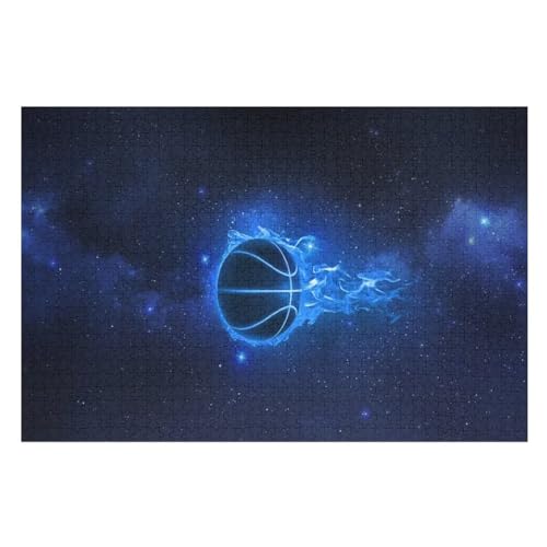 1000 Teile Puzzle Für Jugendliche,Basketball Puzzles,Erwachsenenpuzzle,Holzpuzzles,Dekompressionsspiel,Spielzeugpuzzles （75×50cm） von DCCCY