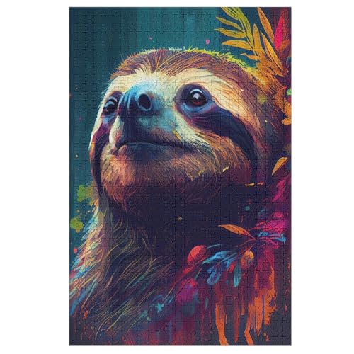 1000 Teile Puzzle Für Jungen Und Mädchen, Standard-Puzzles Faultier, Familienspiele, 78×53cm 1000 Teile Puzzle Für Jungen Und Mädchen, Standard-Puzzles Faultier, Familienspiele, 78×53cm von DCCCY