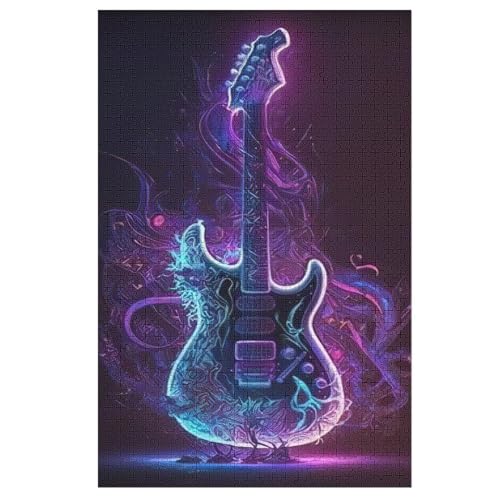 1000-teiliges Puzzle Für Erwachsene, Gitarren Holzpuzzle, Gehirn-Herausforderung,Puzzles Spielzeugspiel 78×53cm 1000-teiliges Puzzle Für Erwachsene, Gitarren Holzpuzzle, Gehirn-Herausforderung,Puzzles Spielzeugspiel 78×53cm von DCCCY