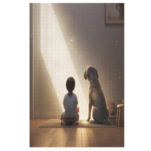 1000-teiliges Puzzle Für Erwachsene, Hund Holzpuzzle, Gehirn-Herausforderung,Puzzles Spielzeugspiel 78×53cm 1000-teiliges Puzzle Für Erwachsene, Hund Holzpuzzle, Gehirn-Herausforderung,Puzzles Spielzeugspiel 78×53cm von DCCCY