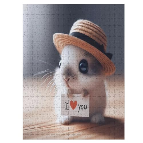 500 Teile Puzzle Für Erwachsene, Cute Kaninchen -Puzzles, Kinder HolzPuzzle, Kreatives Puzzle, Geschenk Für Freunde Und Familie 55×41cm 500 Teile Puzzle Für Erwachsene, Cute Kaninchen -Puzzles, Kinder HolzPuzzle, Kreatives Puzzle, Geschenk Für Freunde Und Familie 55×41cm von DCCCY