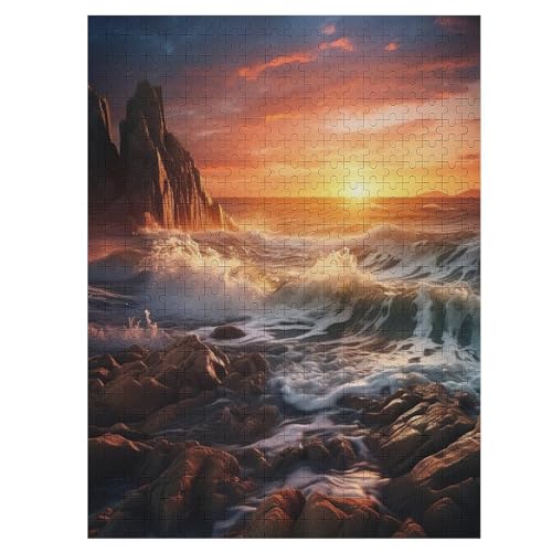 500 Teile Puzzle Für Erwachsene, Sonnenuntergang -Puzzles, Kinder HolzPuzzle, Kreatives Puzzle, Geschenk Für Freunde Und Familie 55×41cm 500 Teile Puzzle Für Erwachsene, Sonnenuntergang -Puzzles, Kinder HolzPuzzle, Kreatives Puzzle, Geschenk Für Freunde Und Familie 55×41cm von DCCCY
