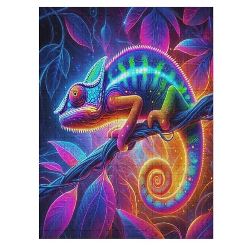 500 Teile Puzzle Für Jugendliche,Tierisches Chamäleon Puzzles,Erwachsenenpuzzle,Holzpuzzles,Dekompressionsspiel,Spielzeugpuzzles 55×41cm 500 Teile Puzzle Für Jugendliche,Tierisches Chamäleon Puzzles,Erwachsenenpuzzle,Holzpuzzles,Dekompressionsspiel,Spielzeugpuzzles 55×41cm von DCCCY